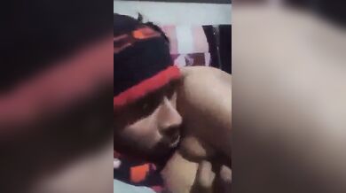 Village Aunty’s Boobs Sucked Lover Fucking boobs