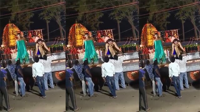 Fully Naked Girl Public Road Dancing MMS